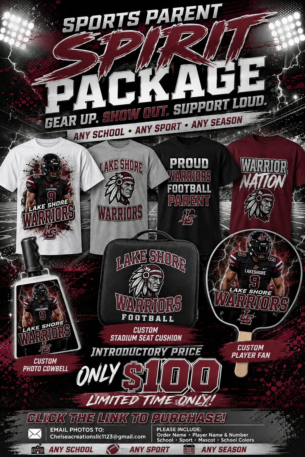Sports Parent Spirit Package