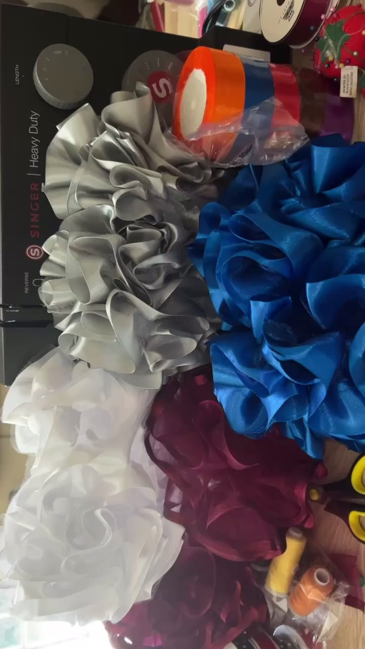 Fluffy ruffle socks